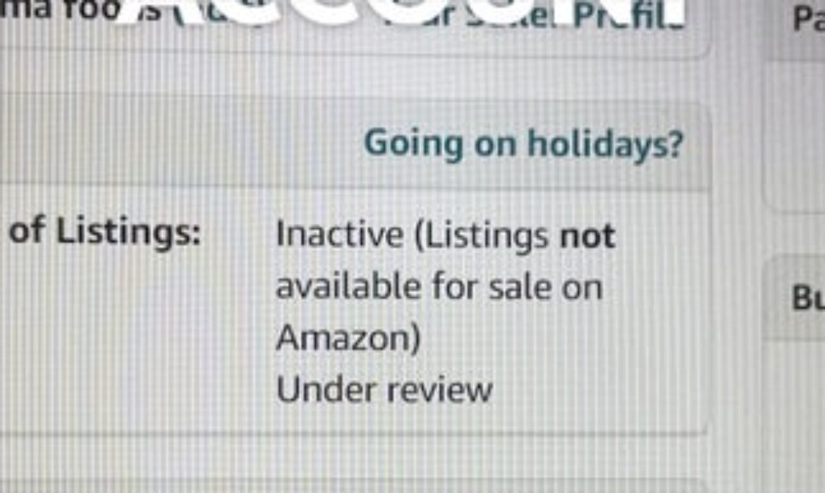 Suddenly all my products went on holiday mode. Why?