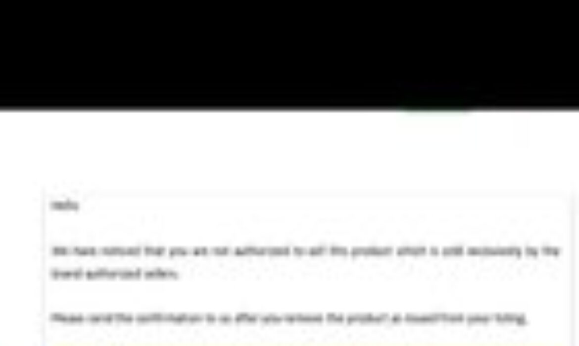 Received this message on a ASIN. My inventory was set to 0. Real or fake claim?